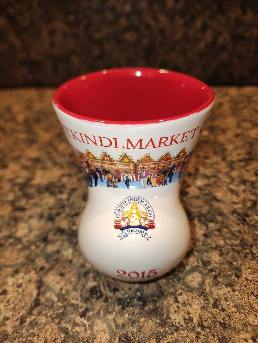 2015 Chicago Christkindlmarket Commemorative Boot Mug